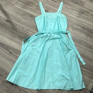 Vintage teal dress